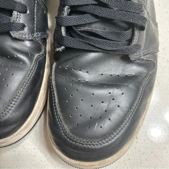 Nike Air Jordan SE 1 Black Elephant Low Top Size 14